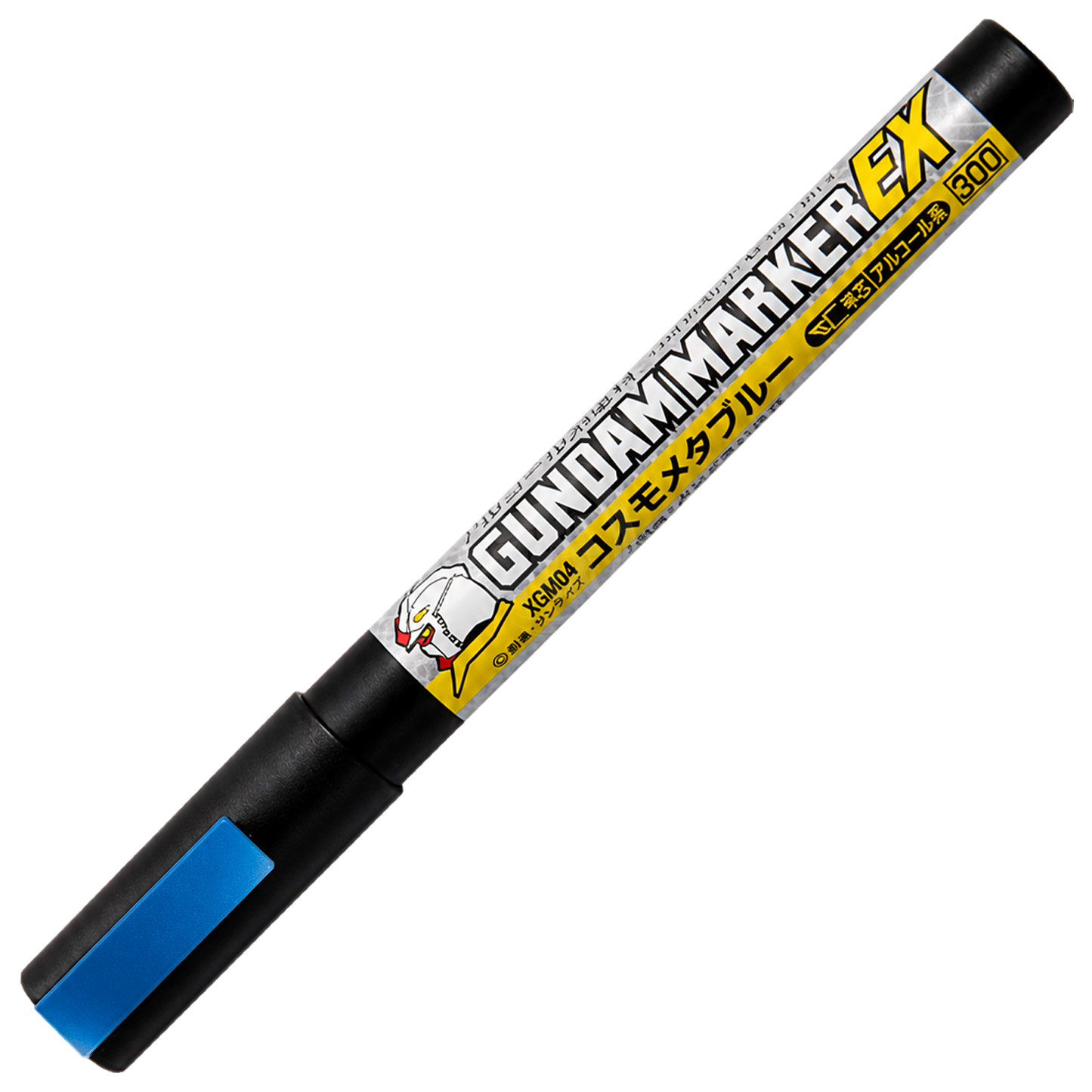 Gundam Marker EX Cosmo Metallic Blue by GSI Creos, a coloring tool with a metallic blue ink for Gundam and model customization.