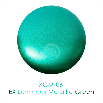 Gundam Marker EX Luminous Metallic Green by GSI Creos, a coloring tool with metallic green ink for Gundam models.