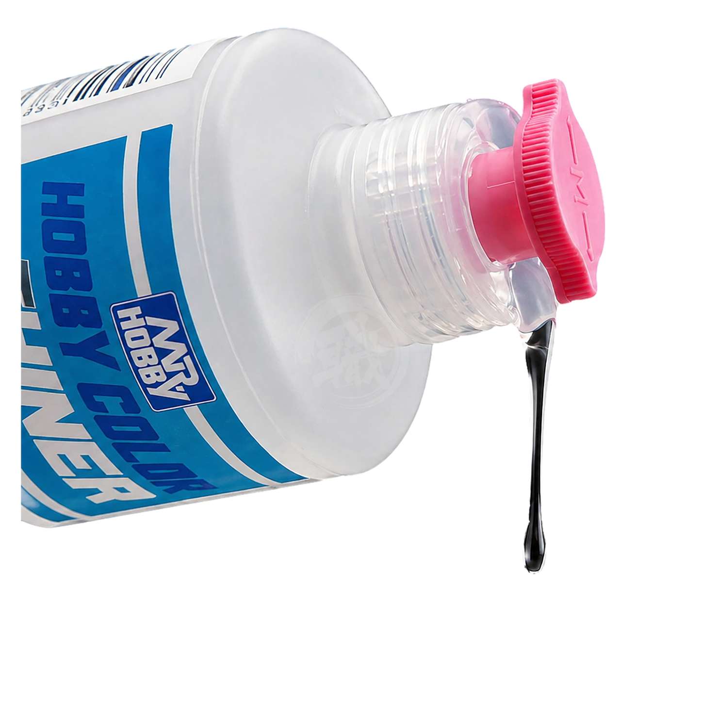 GSI Creos Mr. Spout Set thinner bottle with applicator tips, designed for precise liquid application in model building.