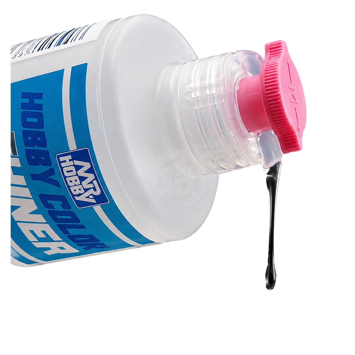 GSI Creos Mr. Spout Set thinner bottle with applicator tips, designed for precise liquid application in model building.