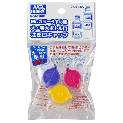 GSI Creos Mr. Spout Set thinner for model kit application, featuring precision tools for plastic model finishing.