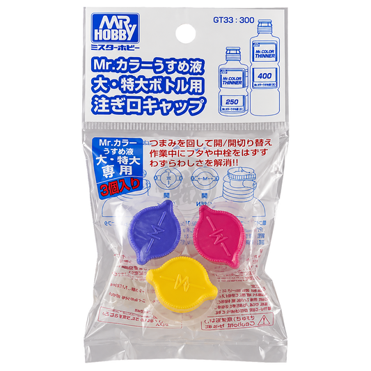 GSI Creos Mr. Spout Set thinner for model kit application, featuring precision tools for plastic model finishing.