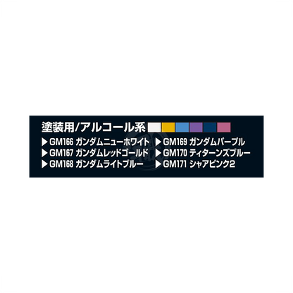 Gundam Marker Advanced Set by GSI Creos with multiple coloring pens and markers for Gundam model customization.