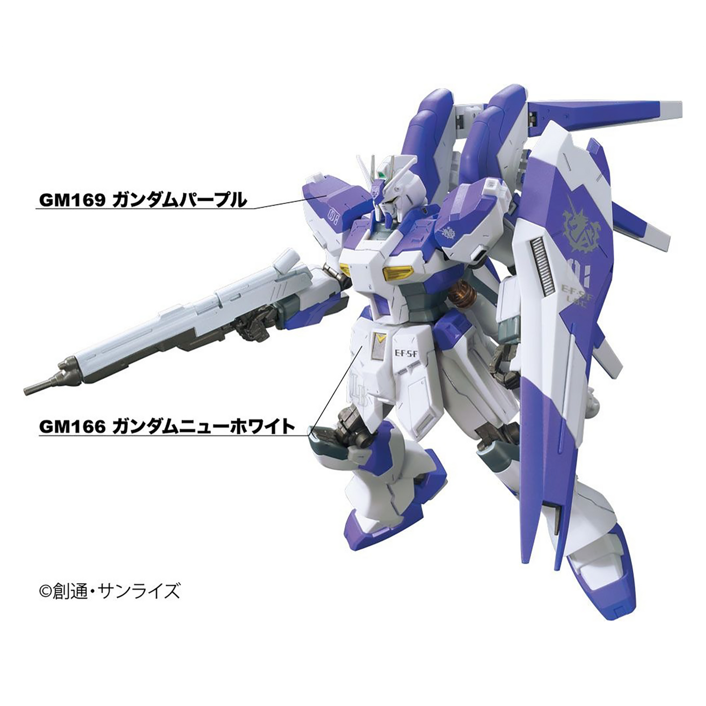 GSI Creos Gundam Marker Advanced Set coloring tools with multiple markers, caps off, and a detailed model kit background.