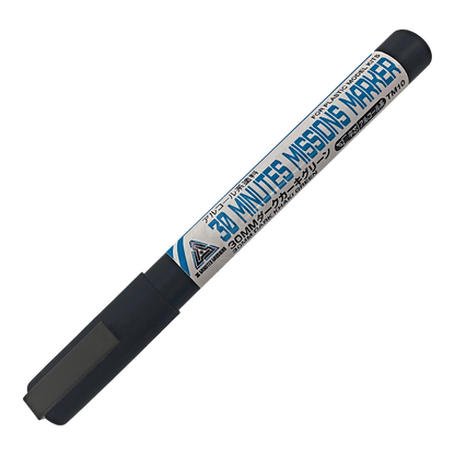 GSI Creos 30 Minutes Missions Marker Basic Set with coloring tools including various markers for model customization.