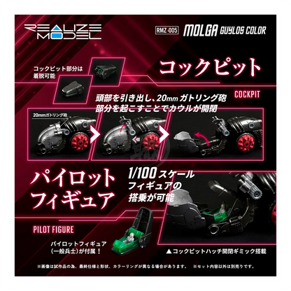 RMZ-005 Molga [Guylos Color] - ShokuninGunpla