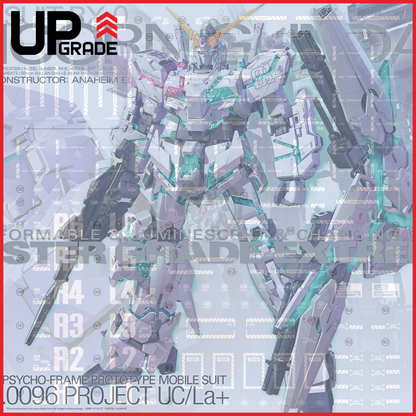 MGEX Unicorn Gundam Ver.Ka Waterslide Decals [Extreme Clear] [UV]