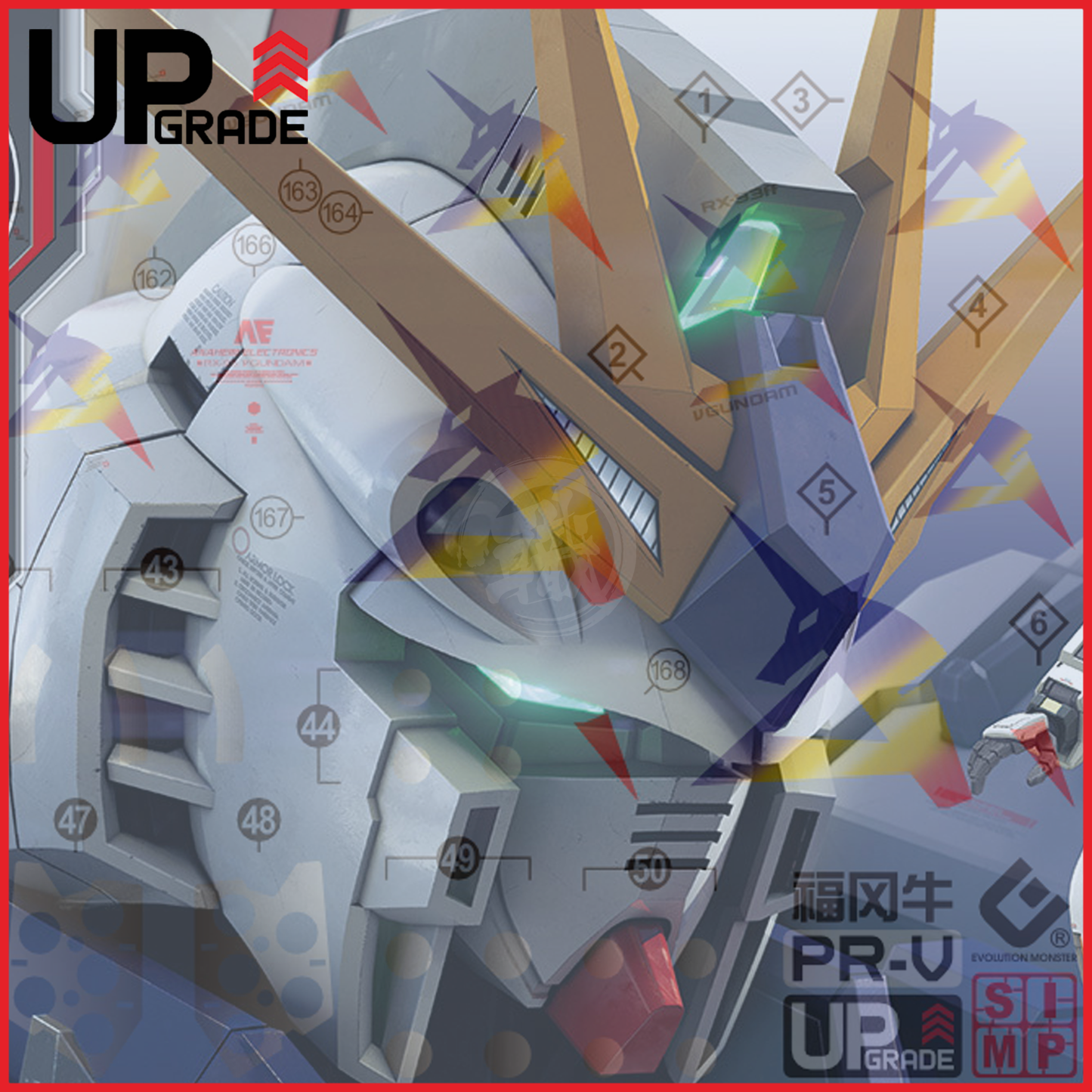 RG RX-93ff Nu Gundam [Gundam Side-F Ver.] Waterslide Decals