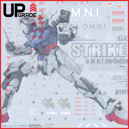 PG Strike Gundam Waterslide Decals