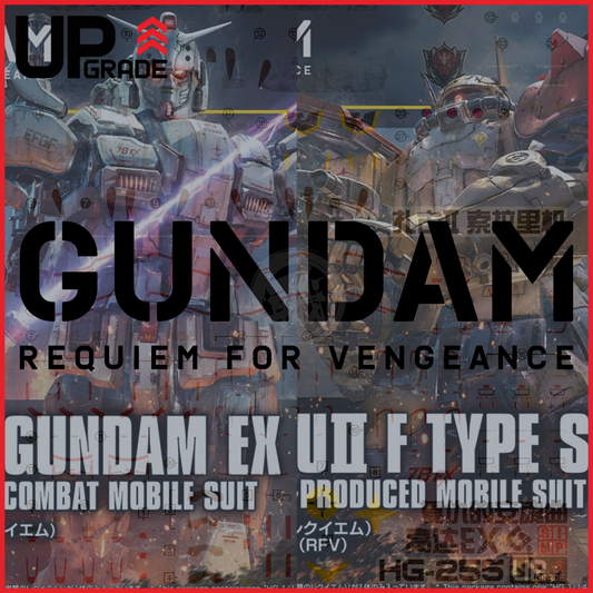 HG Requiem for Vengeance [Gundam Ex & Zaku II F Type Solari] Waterslide Decals - ShokuninGunpla