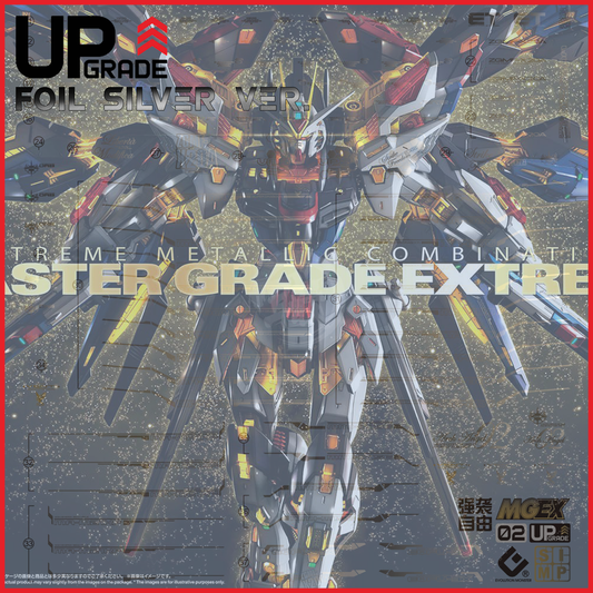 MGEX Strike Freedom Gundam Waterslide Decals [Foil Silver Ver.] - ShokuninGunpla