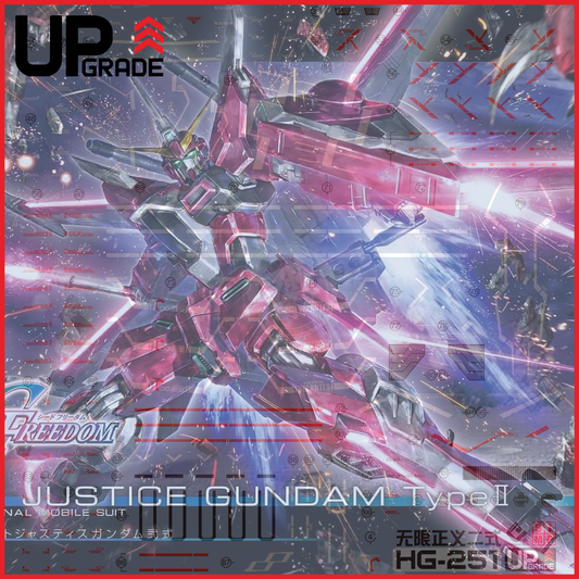 HG Infinite Justice Gundam Type II Waterslide Decals [UV] - ShokuninGunpla