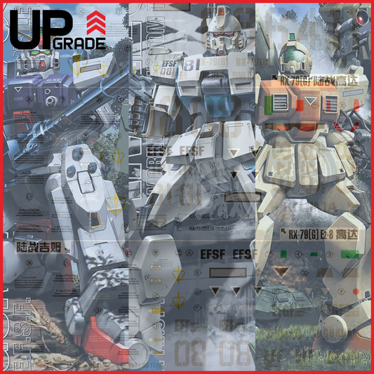 MG The 08th MS Team Waterslide Decals - ShokuninGunpla