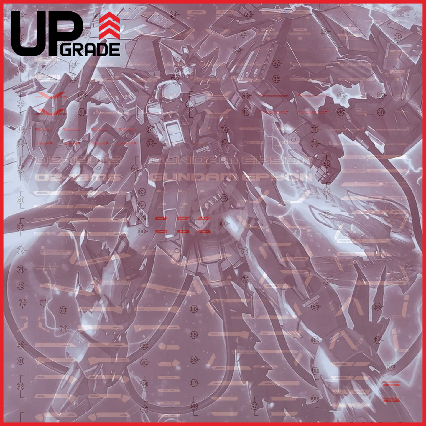 MG Gundam Epyon [Endless Waltz Ver.] [Sturm Und Drang Unit] Waterslide Decals [UV]