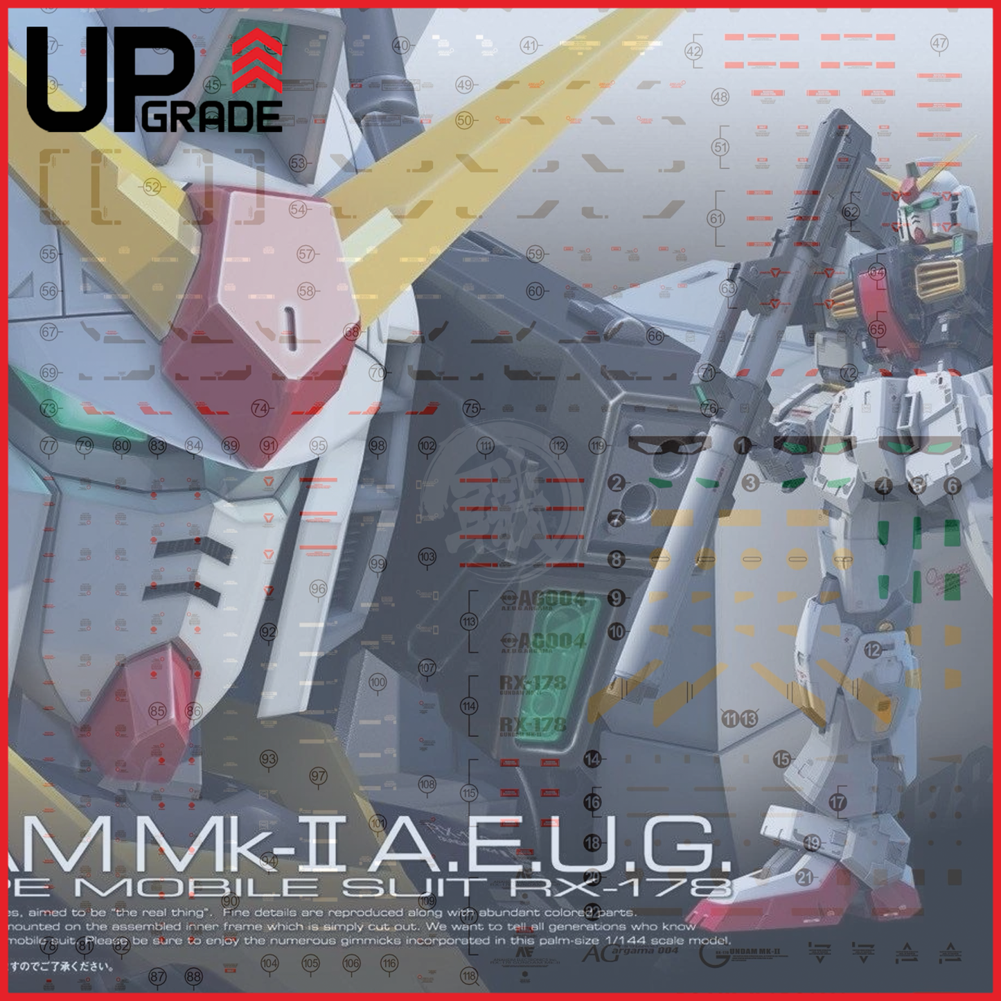 RG Gundam Mk-II [A.E.U.G] Waterslide Decals [UV]