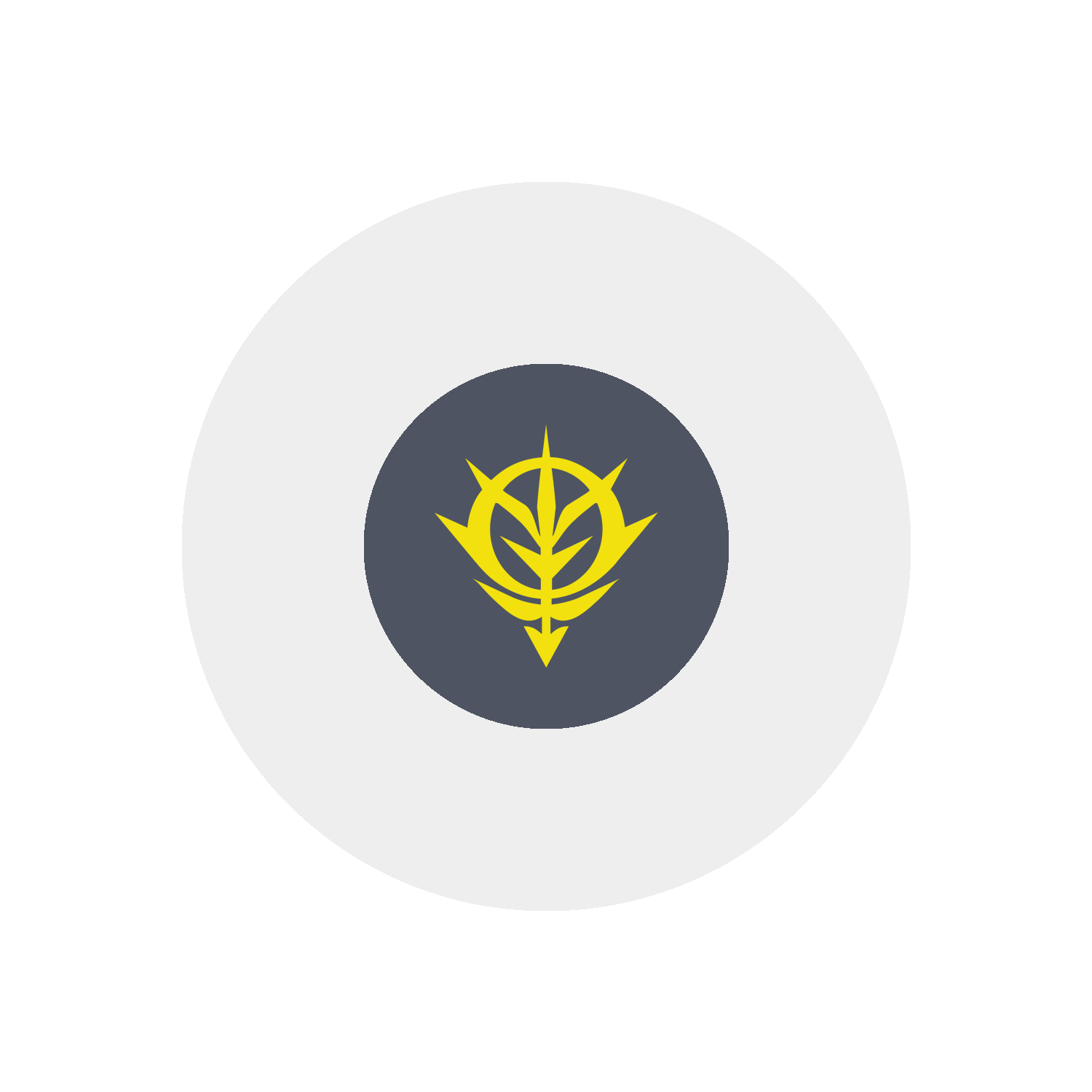 GSI Creos Zeon's MS Grey paint bottle with label, showing the product's color and branding on the packaging.