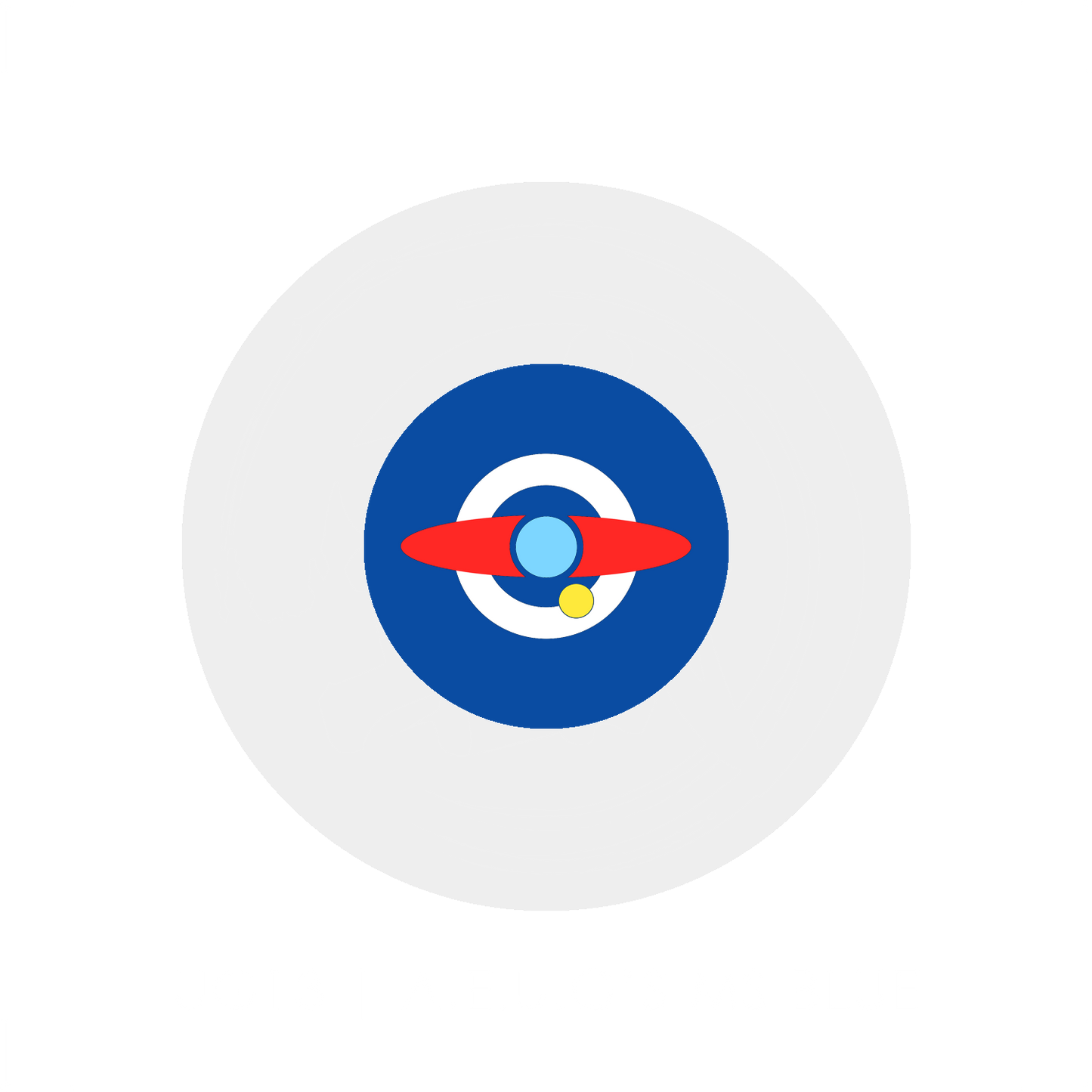 Blue paint bottle of A.E.U.G's MS Blue from GSI Creos, featuring the product label and cap, suitable for model painting.