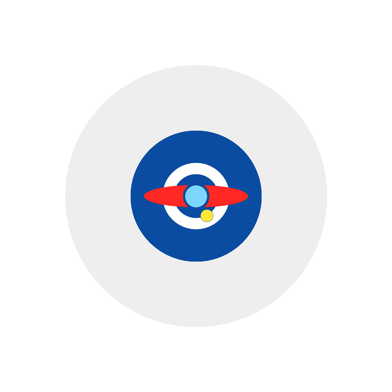 Blue paint bottle of A.E.U.G's MS Blue from GSI Creos, featuring the product label and cap, suitable for model painting.