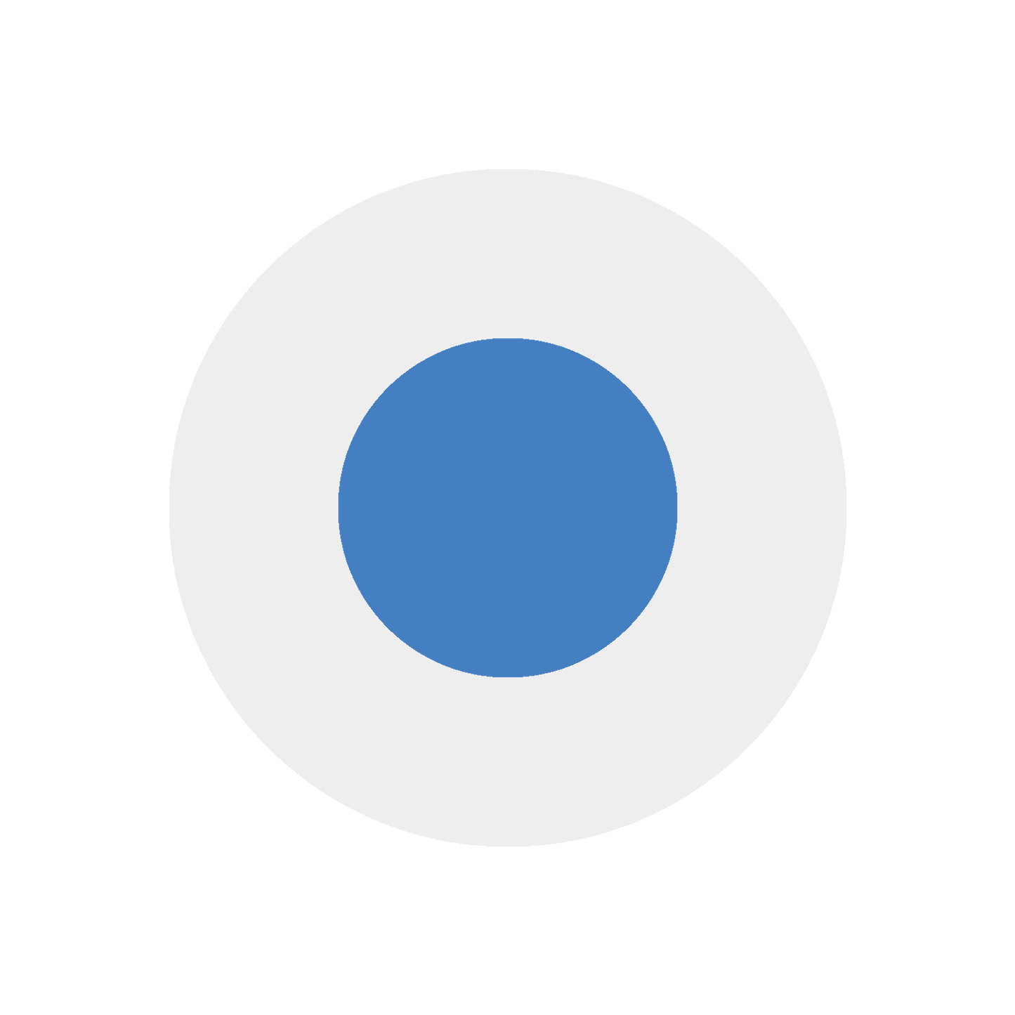 Light blue GSI Creos MS Paint bottle labeled UG14, used for model painting and detailing.