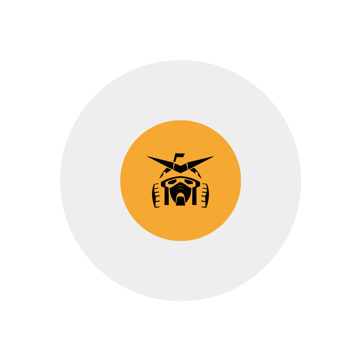 GSI Creos RX-78 Yellow paint bottle from the UG21 series, featuring anime-inspired color for Gundam model customization.