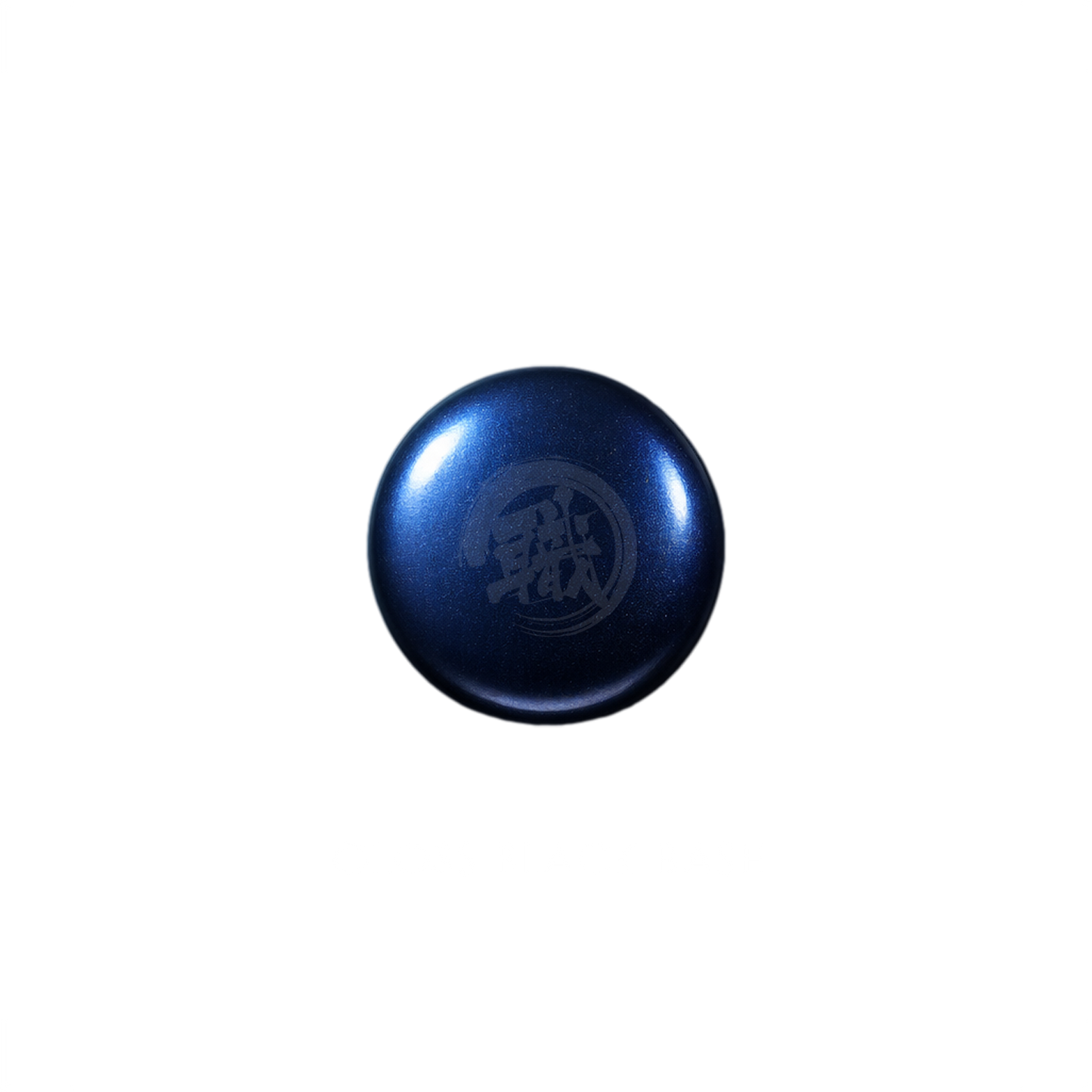 Sapphire Blue GSI Creos paint bottle with the label visible, showcasing the vibrant blue color and product details.