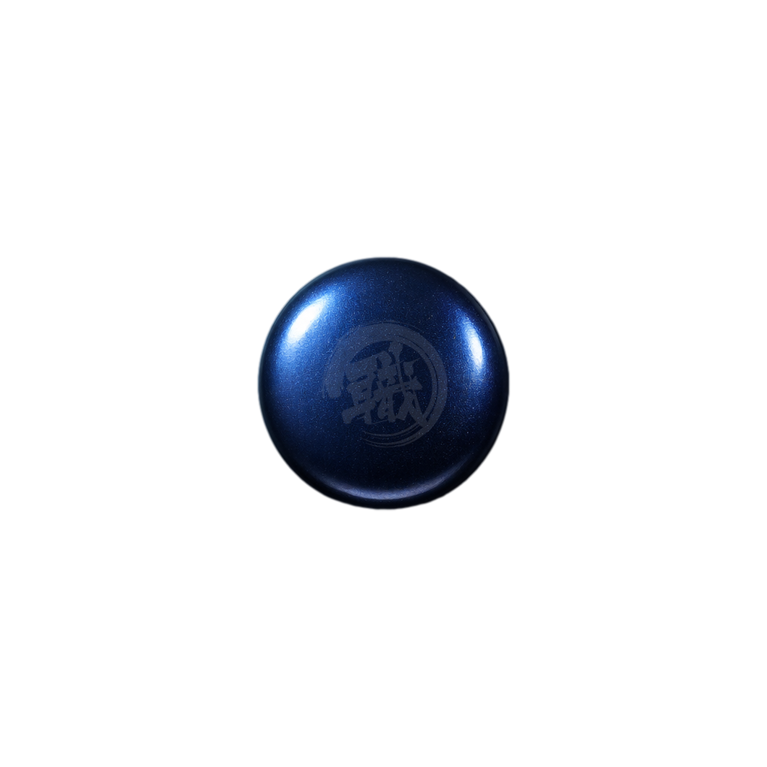 Sapphire Blue GSI Creos paint bottle with the label visible, showcasing the vibrant blue color and product details.