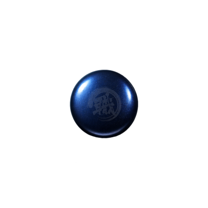 Sapphire Blue GSI Creos paint bottle with the label visible, showcasing the vibrant blue color and product details.