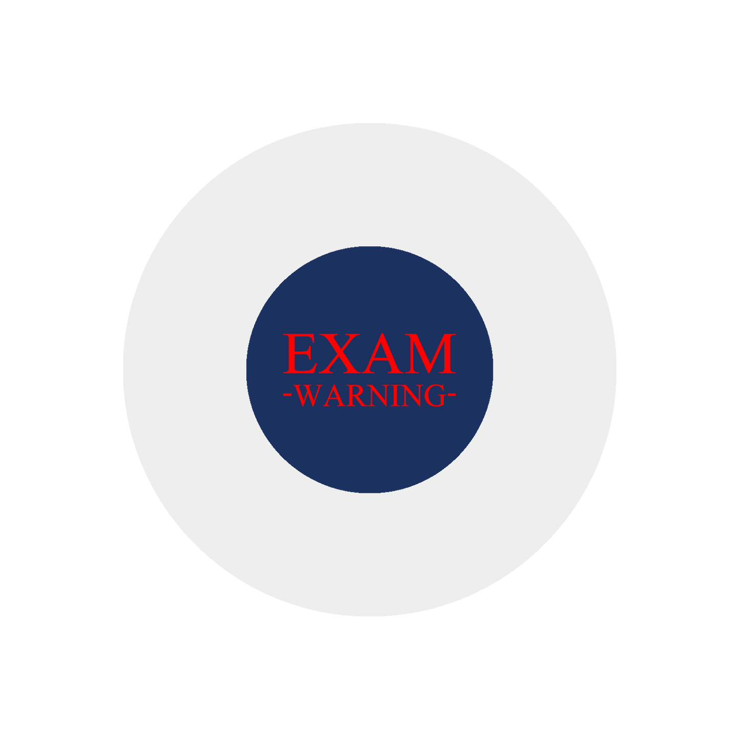 Blue paint bottle labeled GSI Creos Exam Blue 1 for model and hobby painting, with the cap and label visible.