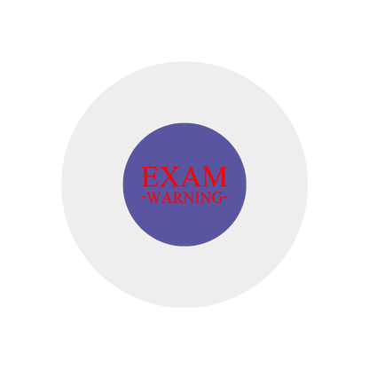 Blue paint bottle from GSI Creos' XUG08 Exam Blue 2 paint series, showing the labeled container and color swatch.