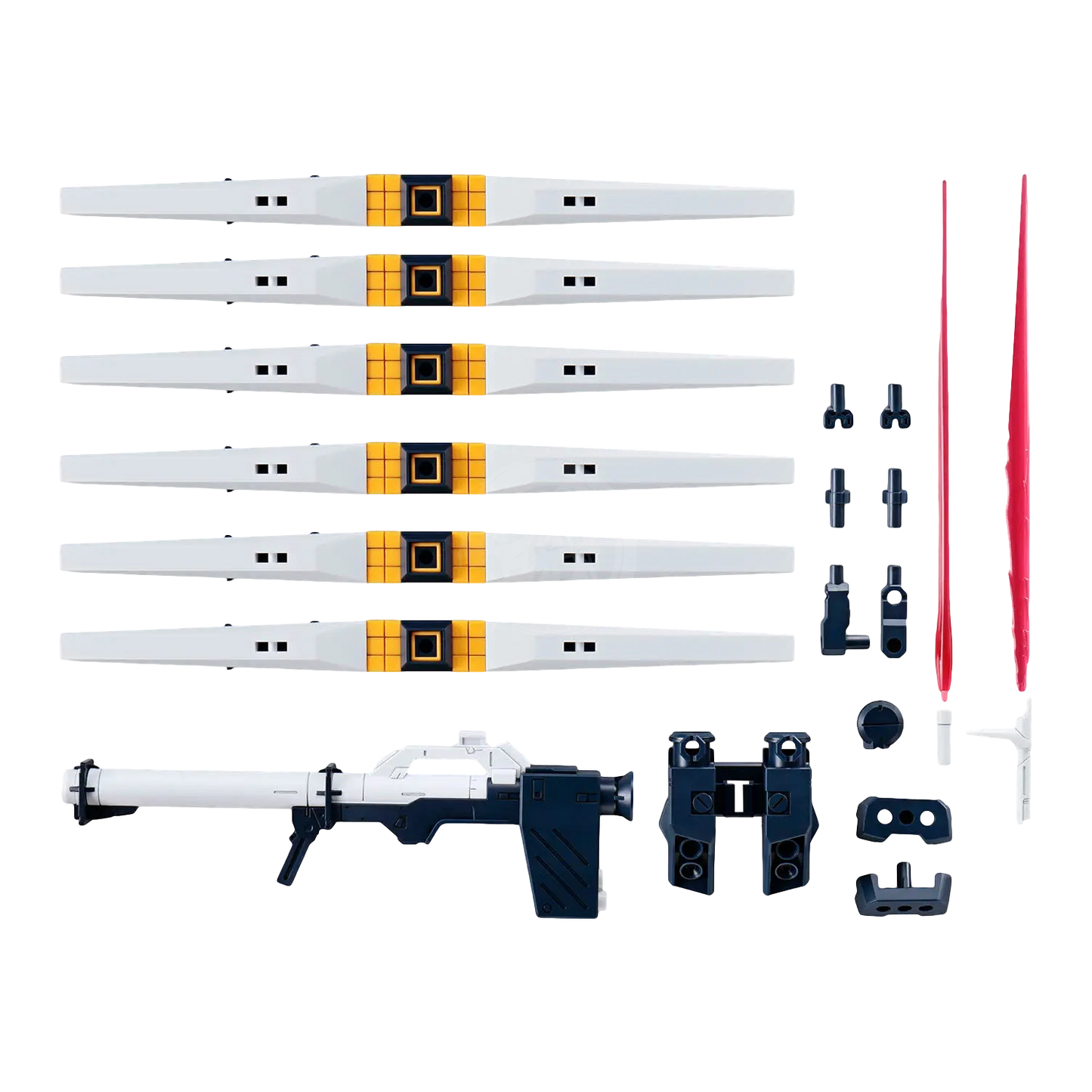 Bandai Gunpla Option Parts Set for 19 Fin Funnel model kit, featuring detailed plastic components for model customization.