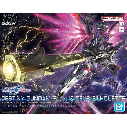 HG Destiny Gundam Spec II & Zeus Silhouette