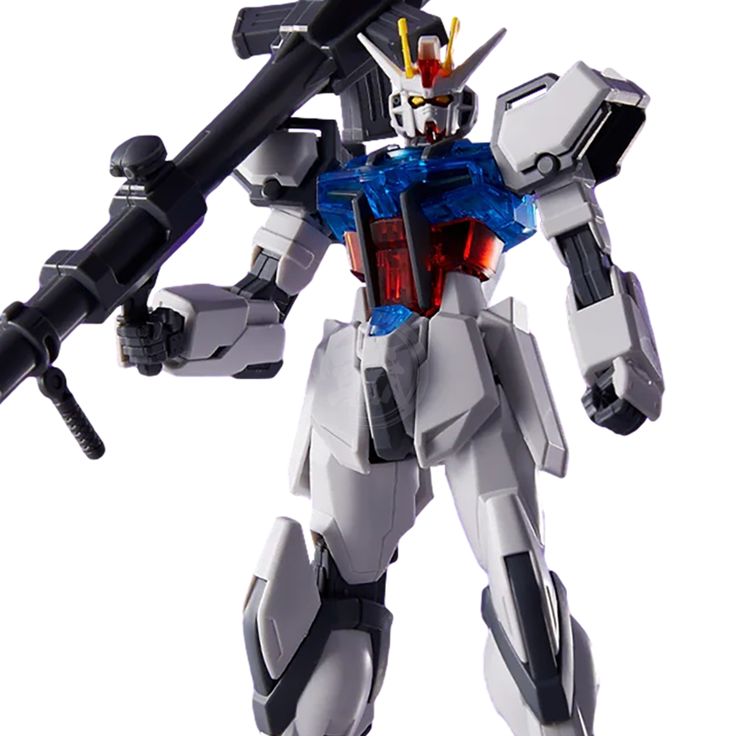 Bandai - EG Strike Gundam [Solid Clear Ver.] [Anzer Bazooka Equipped Ver.] [Ichiban Kuji Prize D] - ShokuninGunpla