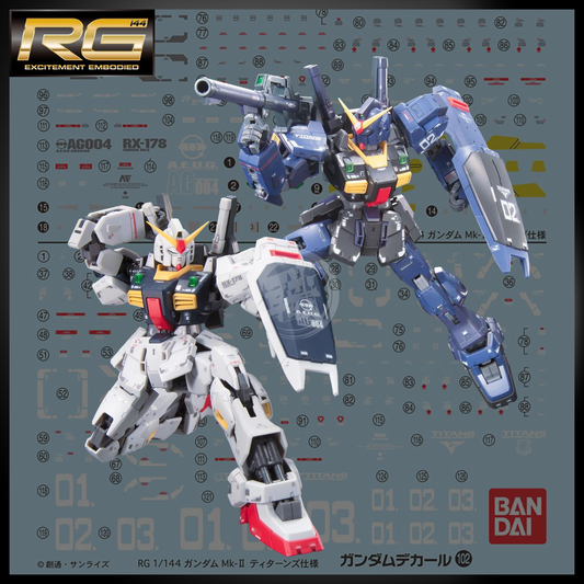 Gundam Decal 102 [RG Gundam Mk-II]