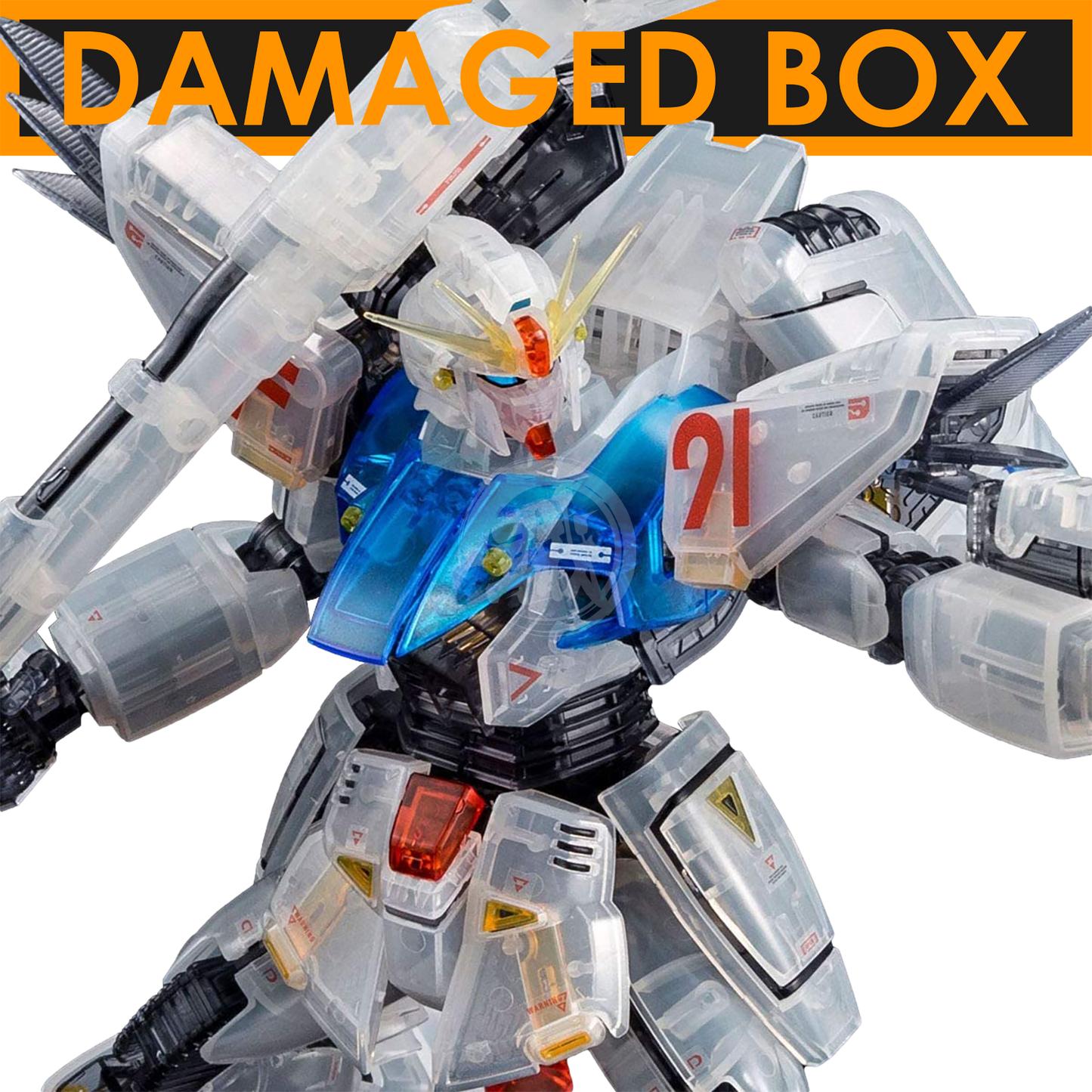 Bandai - MG Gundam F91 [Ver 2.0] [After Image Color Ver.] [Damaged Box] - ShokuninGunpla