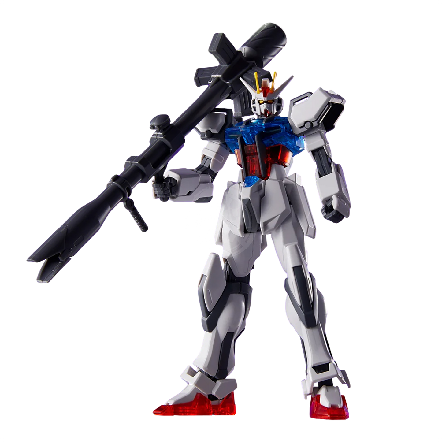 Bandai - EG Strike Gundam [Solid Clear Ver.] [Anzer Bazooka Equipped Ver.] [Ichiban Kuji Prize D] - ShokuninGunpla