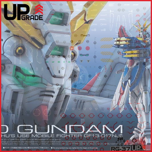 RG God Gundam Waterslide Decals [UV]