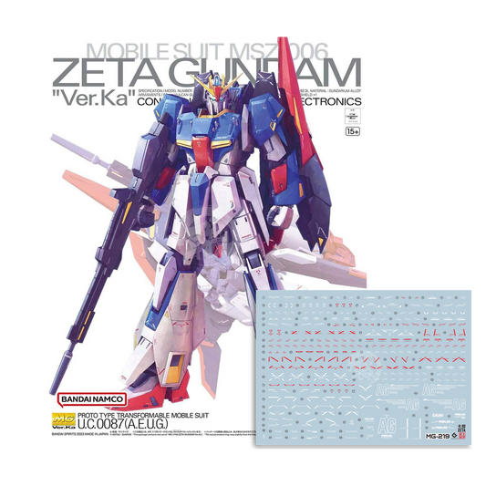 Bandai - MG Zeta Gundam Ver.Ka Bundle - ShokuninGunpla
