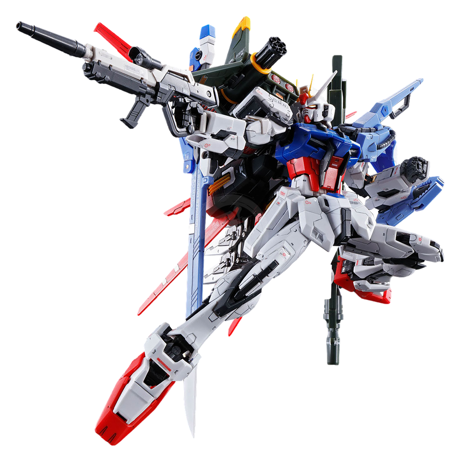 Premium Bandai 1/144 Scale Real Grade Perfect Strike Gundam Premium Bandai 1/144 Scale Real Grade Perfect Strike Gundam