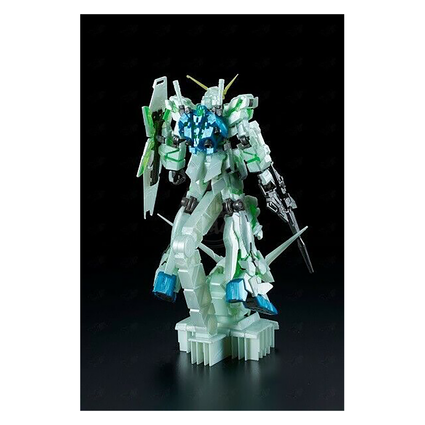 Bandai - HG Unicorn Gundam [Destroy Mode] [Final Battle Ver.] [Head Display Base Ver.] - ShokuninGunpla