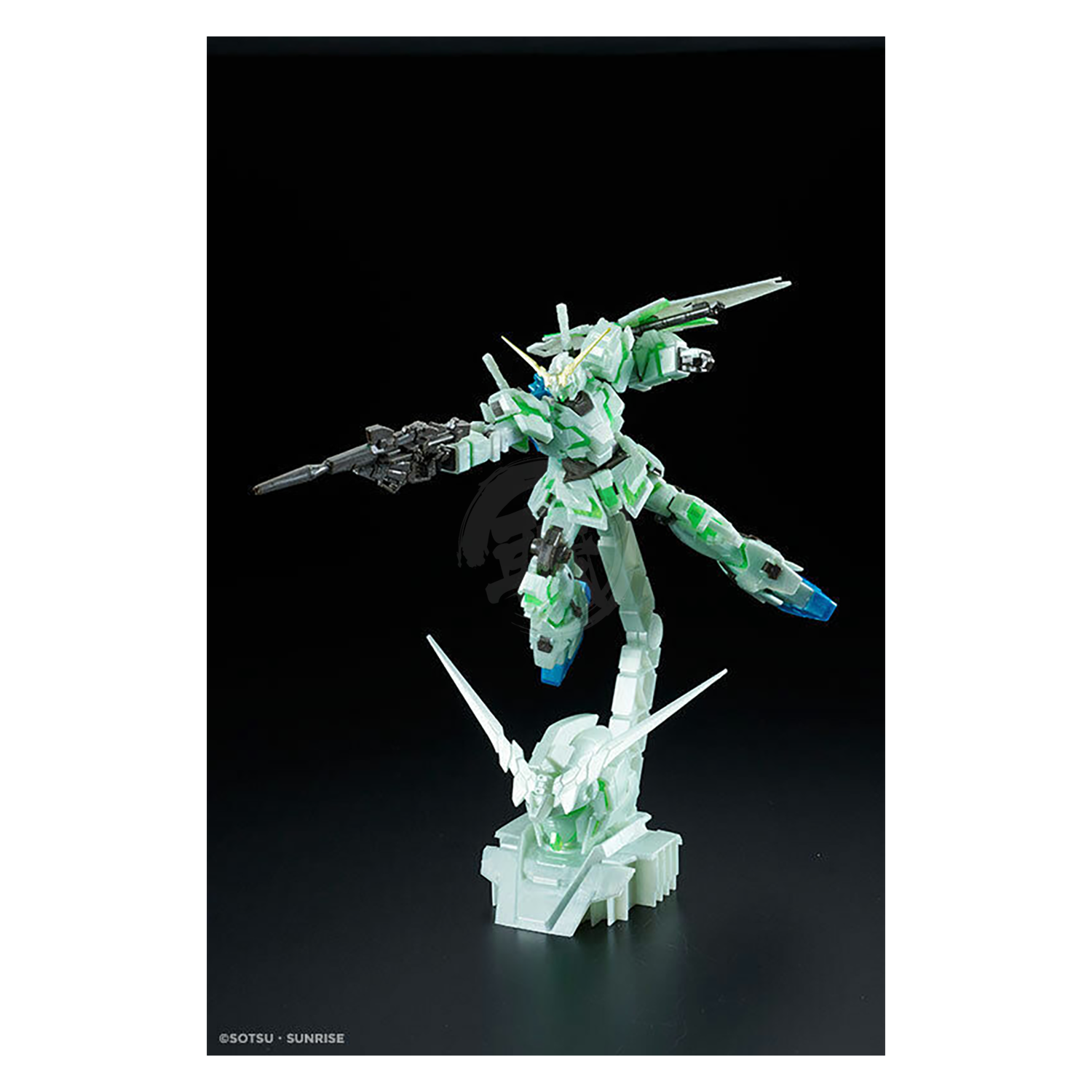 Bandai - HG Unicorn Gundam [Destroy Mode] [Final Battle Ver.] [Head Display Base Ver.] - ShokuninGunpla