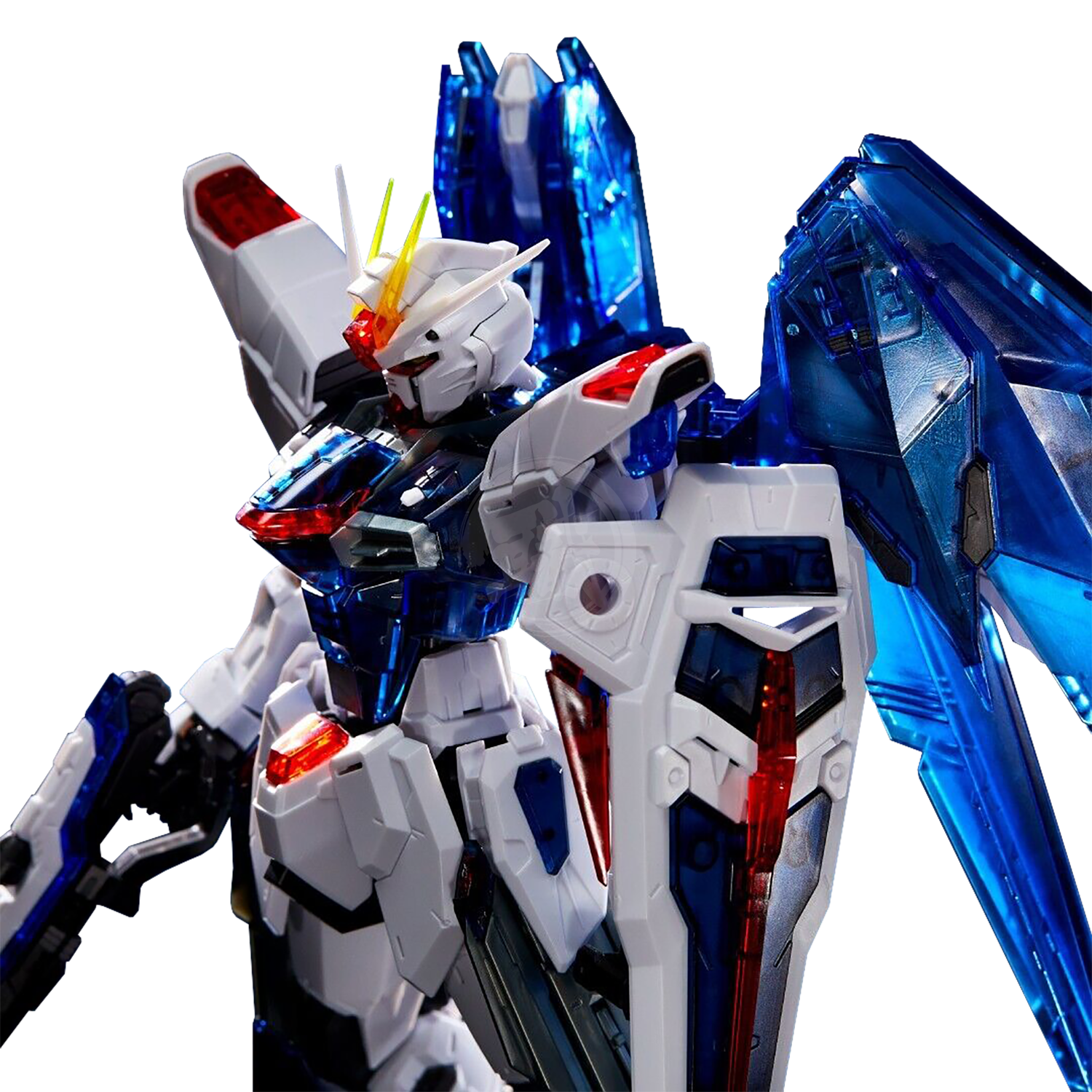 Bandai - MG Freedom Gundam [Ver. 2.0] [Solid Clear] [Ichiban Kuji Prize A] - ShokuninGunpla