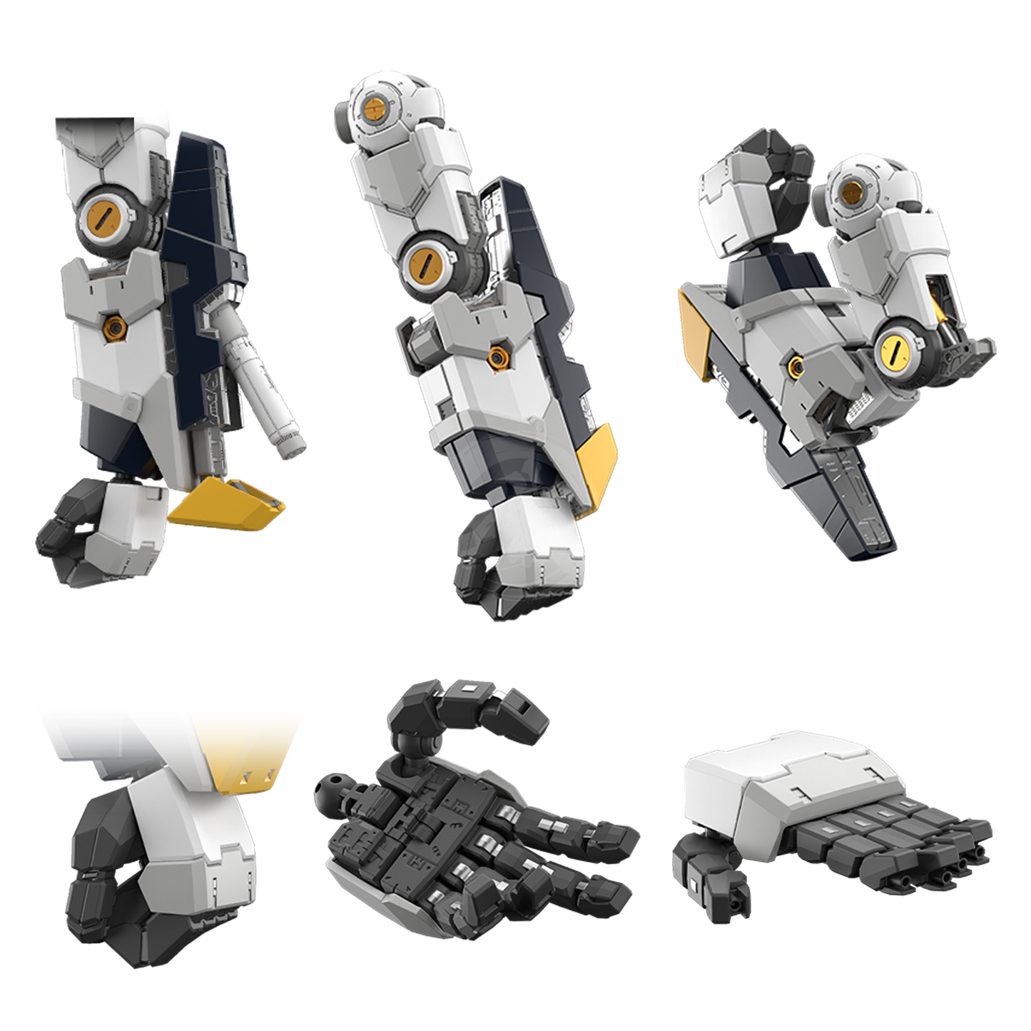 Bandai PGU Nu Gundam model kit held in hand, showcasing detailed plastic model with intricate features and vibrant colors.