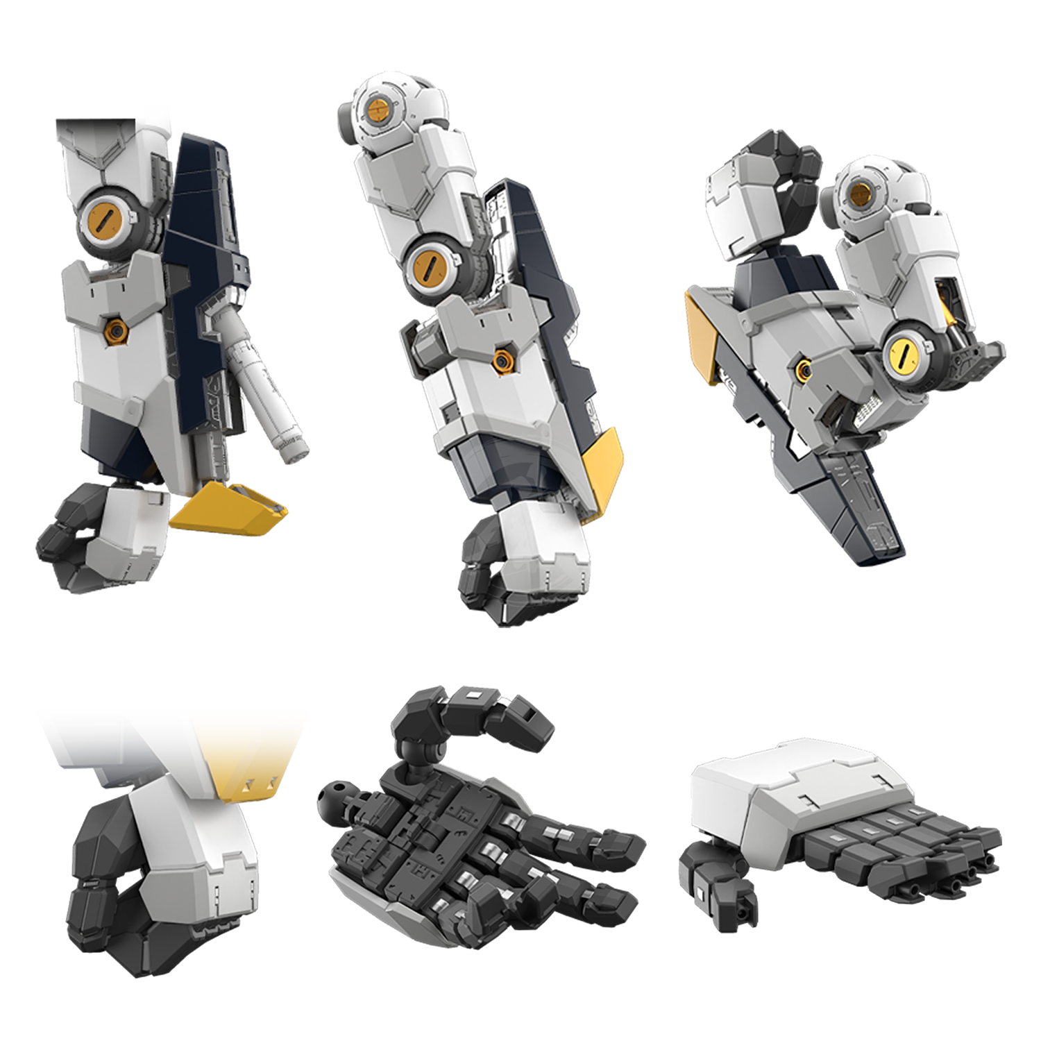 Bandai PGU Nu Gundam model kit held in hand, showcasing detailed plastic model with intricate features and vibrant colors.