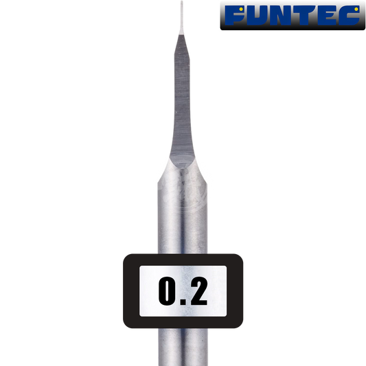 Funtec - Tungsten Carbide Chisel Bits [0.2mm] - ShokuninGunpla