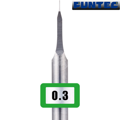 Funtec - Tungsten Carbide Chisel Bits [0.3mm] - ShokuninGunpla