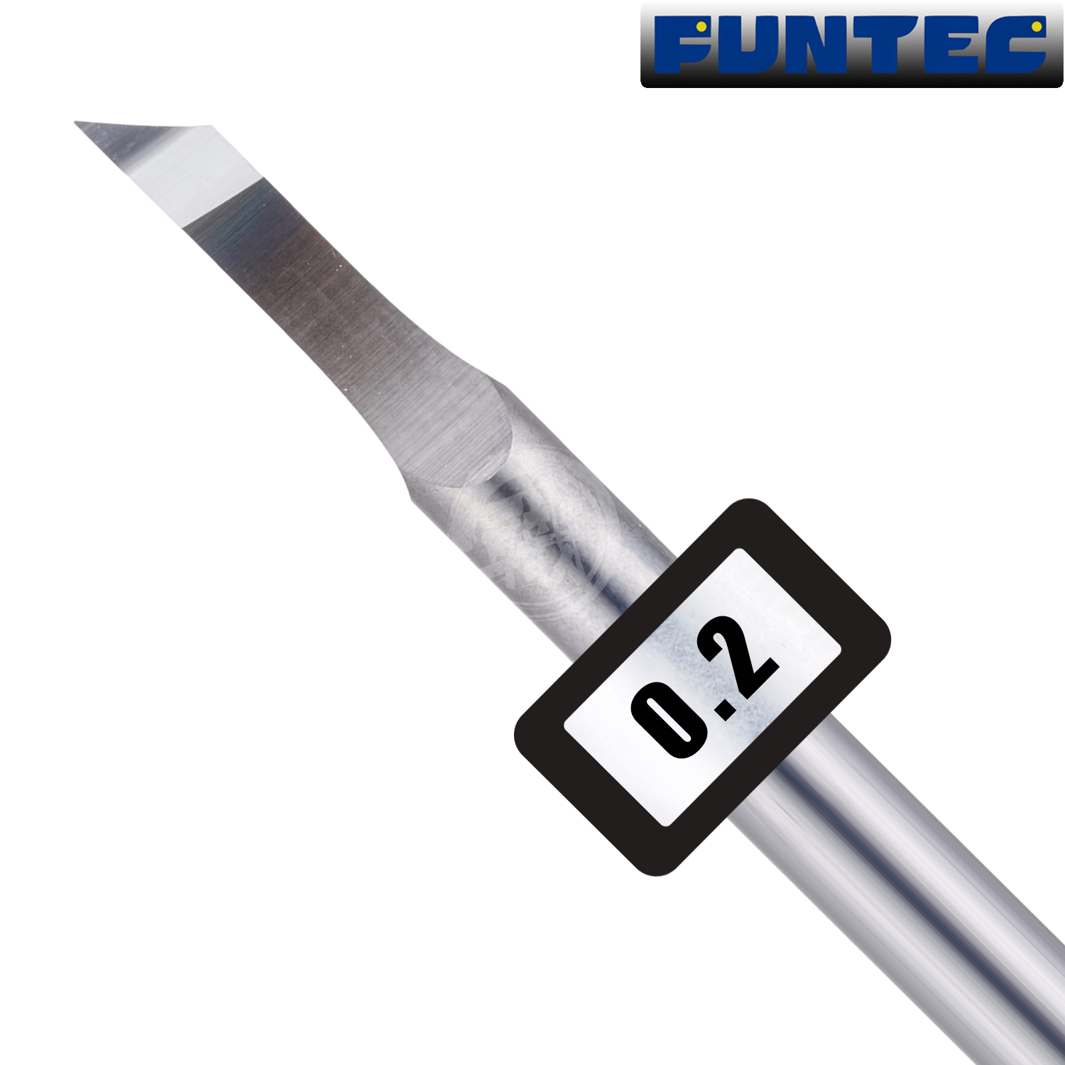 Funtec - Tungsten Carbide Chisel Bits [0.2mm] - ShokuninGunpla