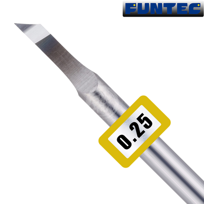 Funtec - Tungsten Carbide Chisel Bits [0.25mm] - ShokuninGunpla