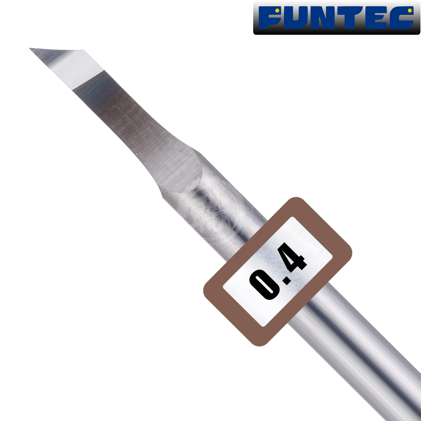Funtec - Tungsten Carbide Chisel Bits [0.4mm] - ShokuninGunpla