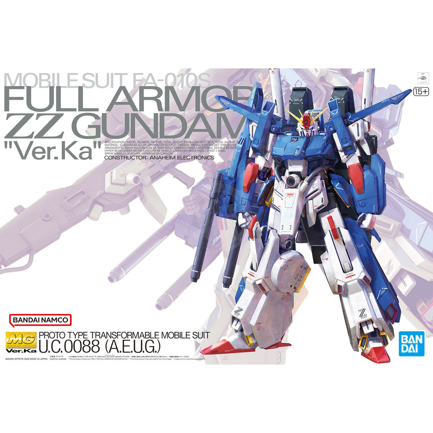 MG Full Armor ZZ Gundam Ver.Ka - ShokuninGunpla