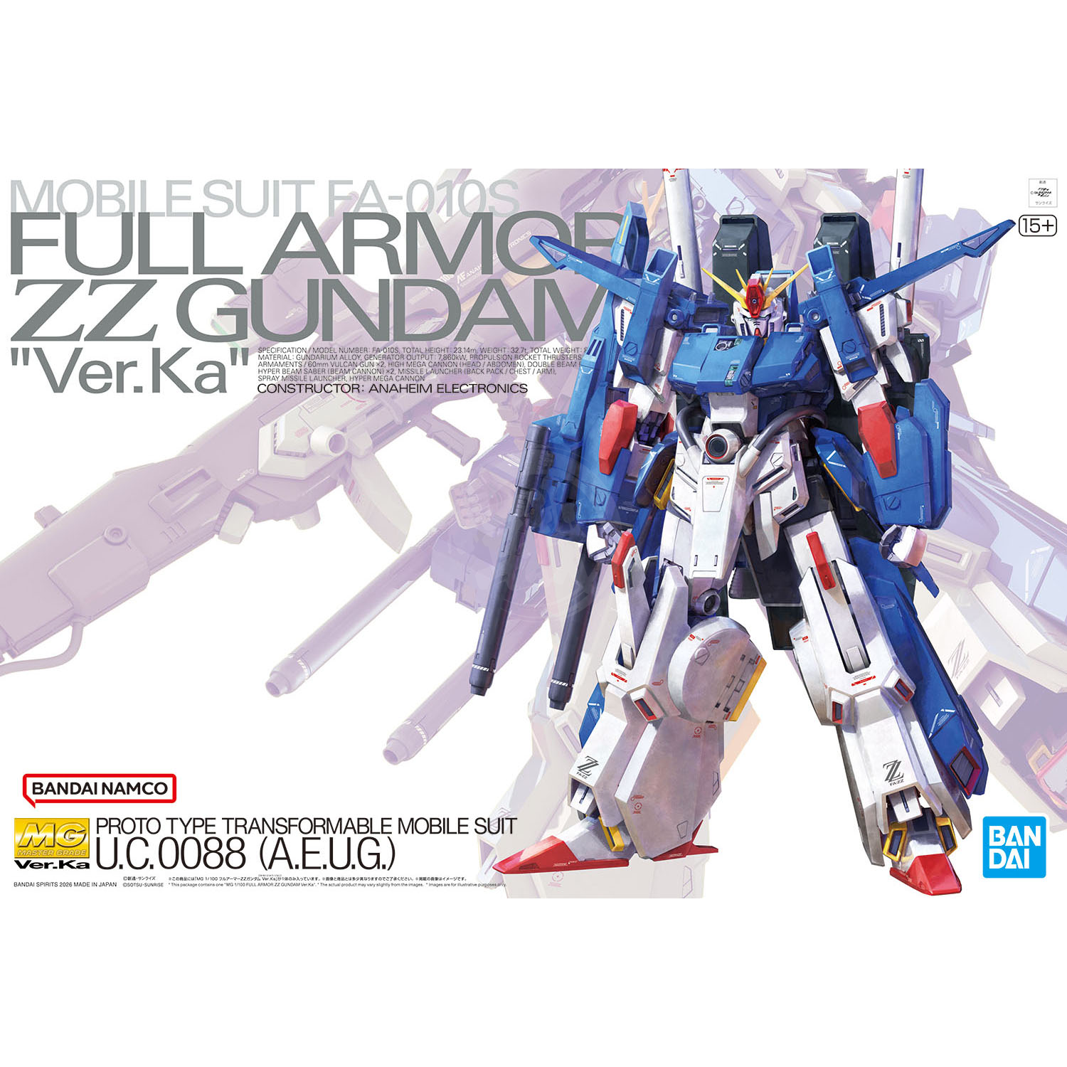 MG Full Armor ZZ Gundam Ver.Ka - ShokuninGunpla